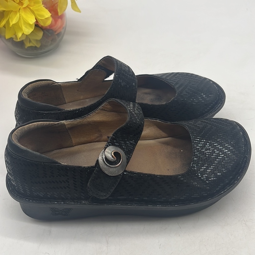 Alegria PAL - 630 Black Patterened Maryjand Size EU 37 ALE4306 - Picture 2 of 8